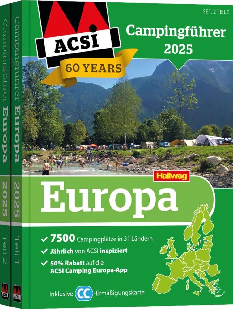ACSI Campingführer Europa 2025 Leisure, Home & Garden