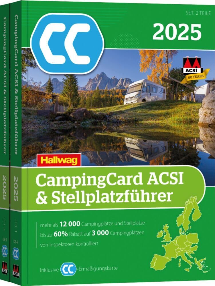 ACSI CampingCard & Stellplatzführer 2025 Leisure, Home & Garden