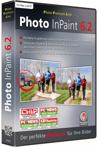 Photo InPaint 6.2. Für Windows 8/ Windows 7/ Windows Vista / Windows XP (jeweils 32- & 64-Bit) Hobbies & Crafts