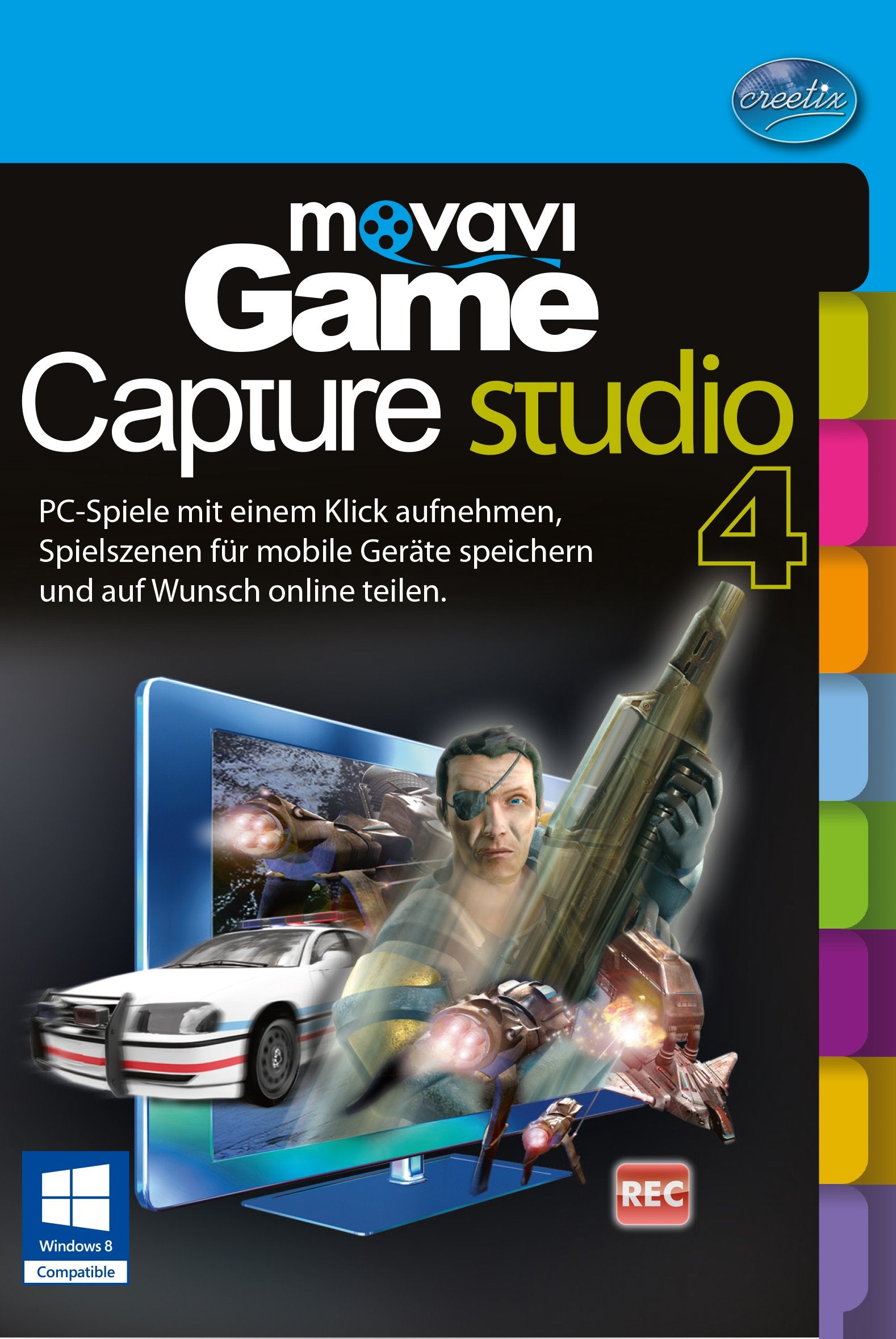 movavi Game Capture Studio. Für Windows 7 und 8, Vista, XP (jeweils 32- und 64-Bit) game