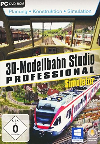3D Modellbahnstudio Professionell V2. Für Windows 10, 8.1, 8, 7, Vista (jeweils 32- & 64-Bit) PC