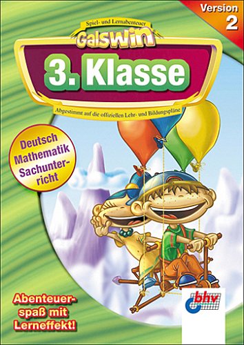 Galswin Version 2, CD-ROMs : 3. Klasse, 1 CD-ROM Deutsch, Mathematik, Sachunterricht. Für Windows 98/Me/XP. Abgestimmt auf d. offiziellen Lehr- u. Bildungspläne. Multilingual: Englisch, Deutsch, Spanisch, Französisch Hobbies & Leisure