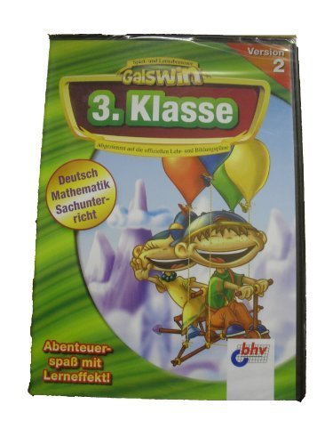 Galswin Version 2: 3. Klasse, 1 CD-ROM Deutsch, Mathematik, Sachunterricht. Für Windows 98/Me/XP. Abgestimmt auf die offiziellen Lehr- u. Bildungspläne. (Englisch, Deutsch, Spanisch, Französisch) Other software