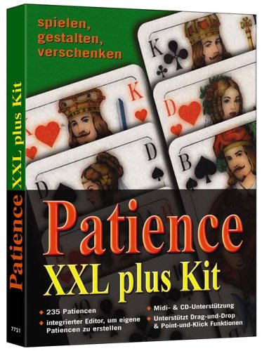Patience XXL plus Kit, CD-ROM Spielen, gestalten, verschenken Games