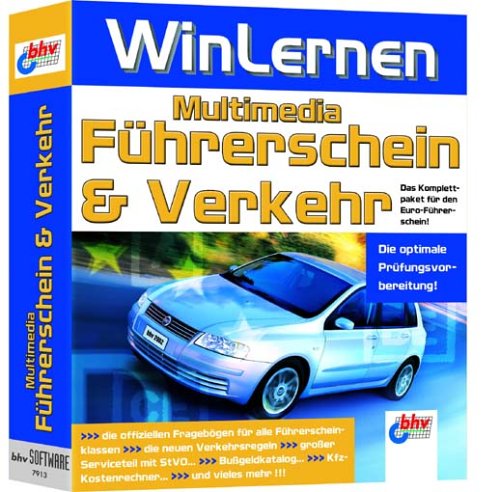 Multimedia Führerschein & Verkehr, CD-ROM Das Komplettpaket für den Euro-Führerschein. Für Windows 95/98/NT 4.0/2000/XP Hobbies & Leisure