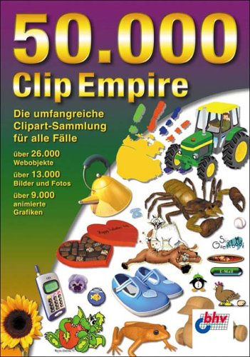 50.000 Clip Empire, CD-ROMDie umfangreiche Clipart-Sammlung für alle Fälle. Für Windows 98/Me/2000/NT4/XP Other software