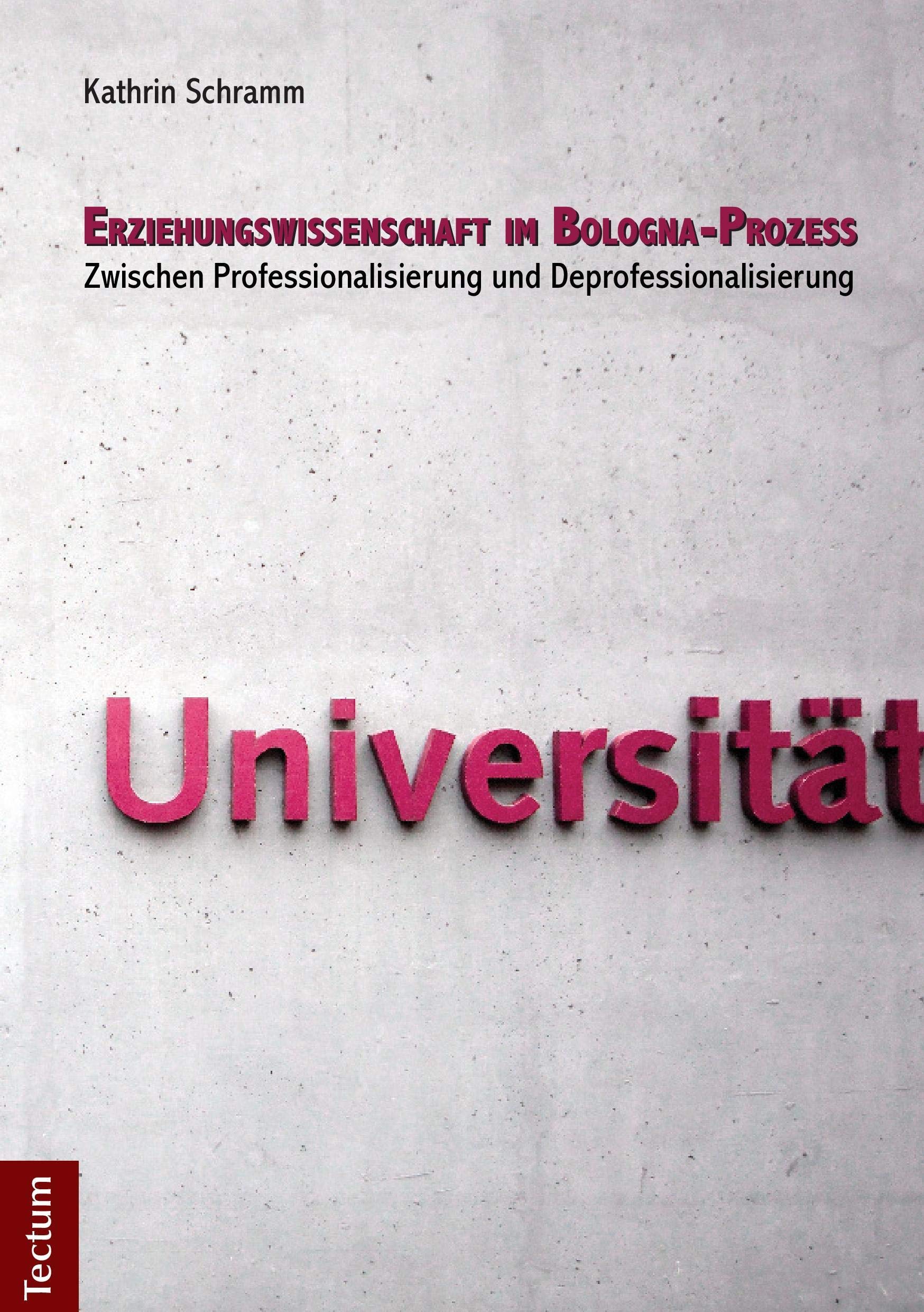 Erziehungswissenschaft im Bologna-Prozess Books