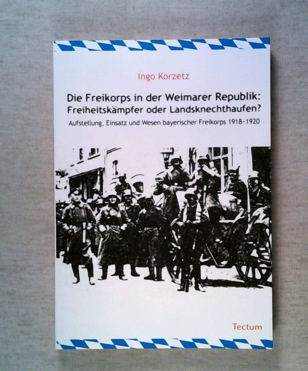 Die Freikorps in der Weimarer Republik: Freiheitskämpfer oder Landsknechthaufen?: Aufstellung, Einsatz und Wesen bayerischer Freikorps 1918–1920 German history