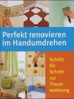 Perfekt renovieren im Handumdrehen Books