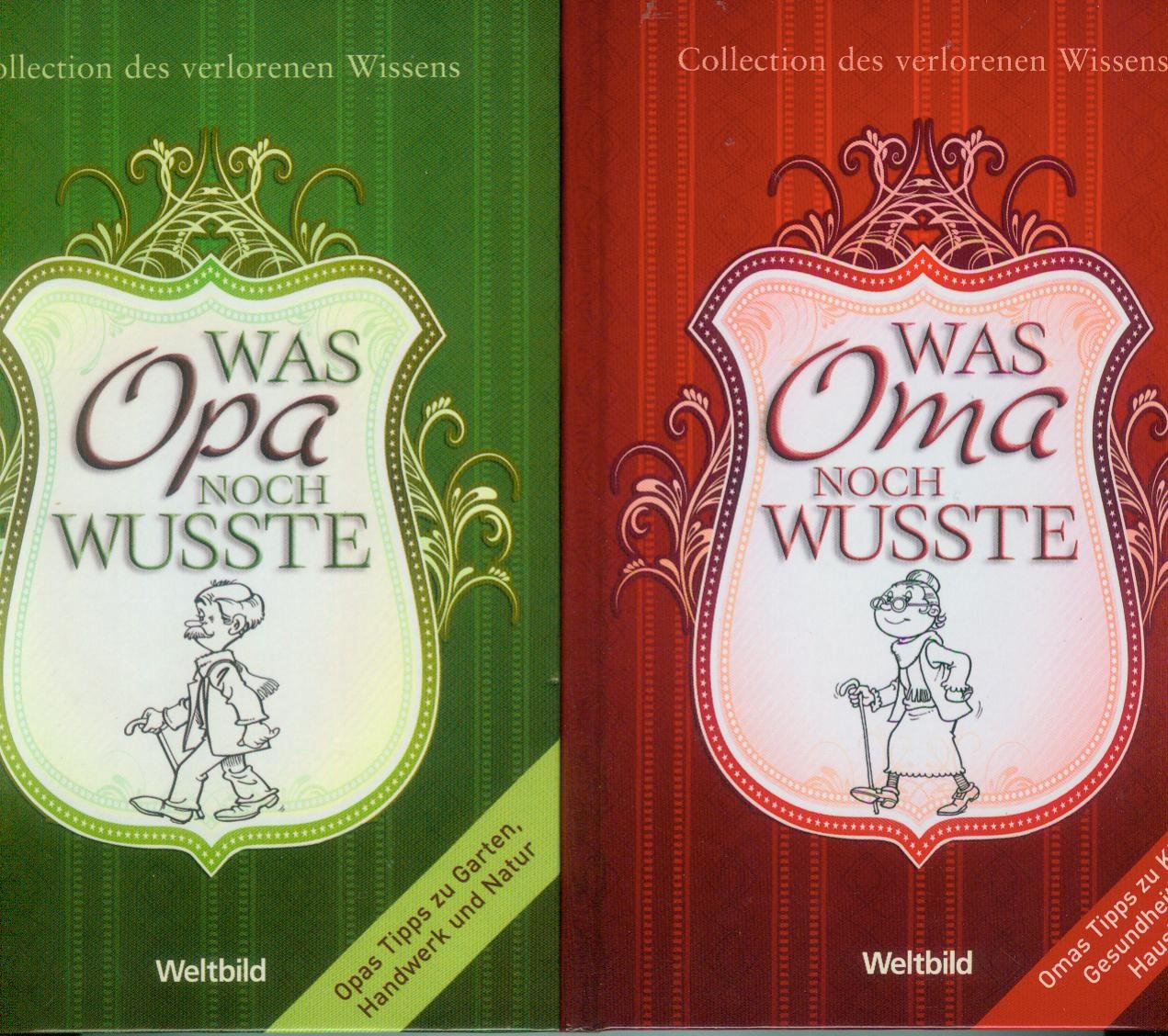 Collection der verlorenen Wissens : Was Oma noch wusste + Was Opa noch wusste Books