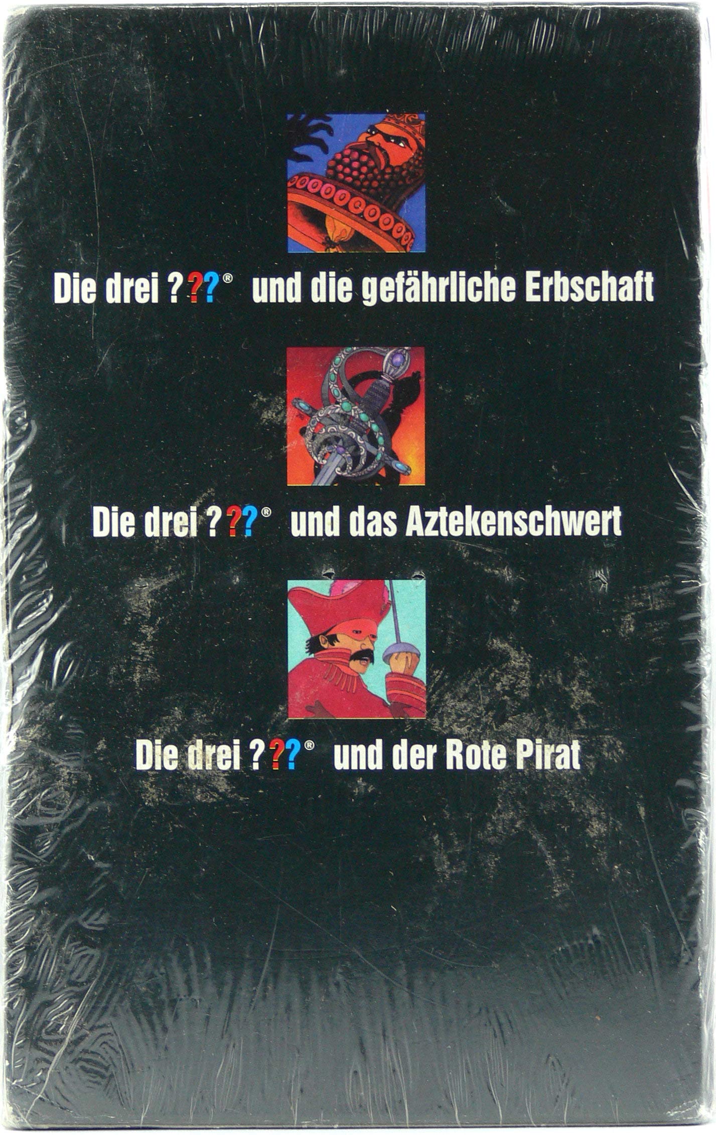 Die drei ???. Die drei ??? und der Rote Pirat. Die drei ??? und die gefährliche Erbschaft. Die drei ??? und das Aztekenschwert. Drei Bände im Schuber. Books