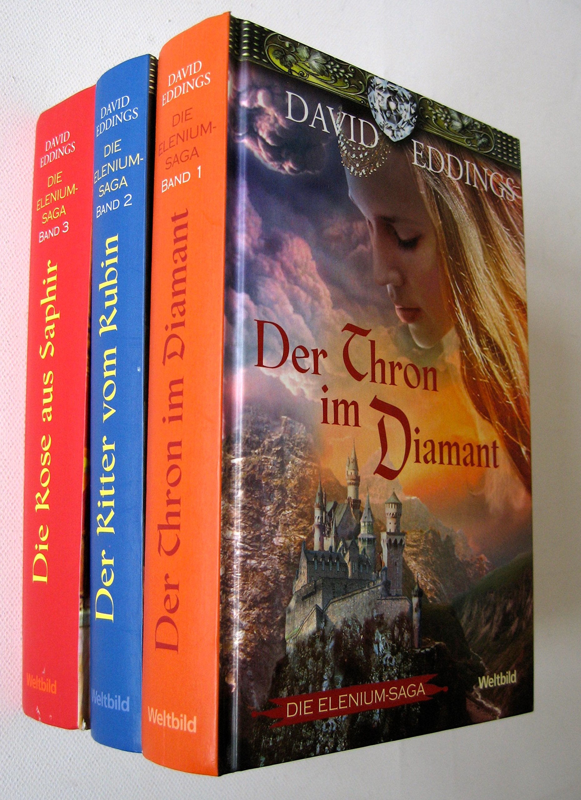 Thron im Diamant. Ritter vom Rubin. Rose aus Saphir. Die Elenium-Saga 01-03. Fantasy & Sci-Fi
