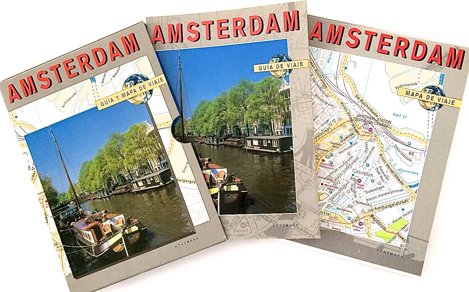 Amsterdam - Guia y Mapa de Viaje (Spanish Edition) Books