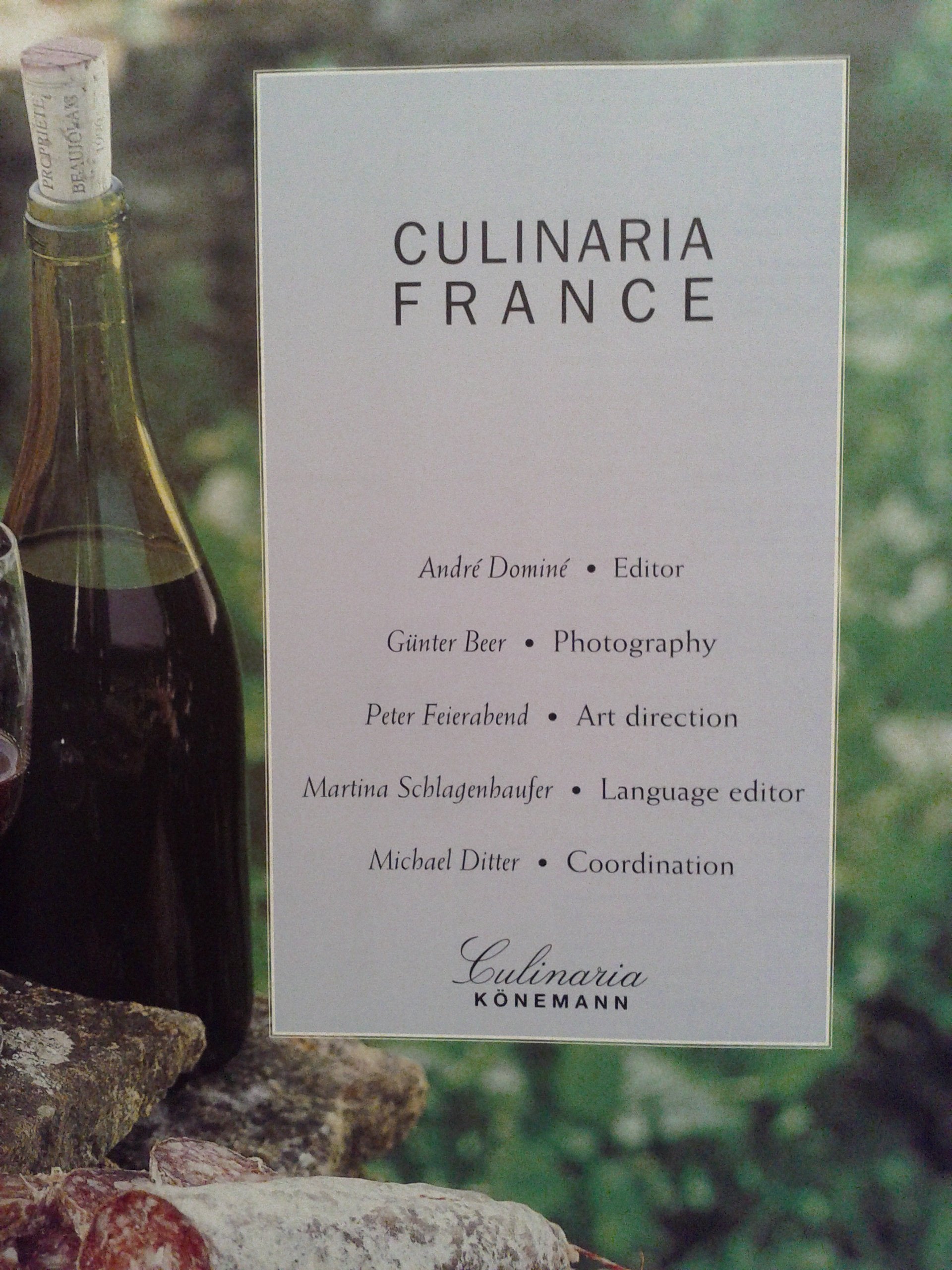 Culinaria France (Culinaria Series) Leisure, Home & Garden
