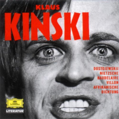 Klaus Kinski spricht: Dostojewski, Nietsche, Baudelaire, Villon und afrikanische Dichtung.. Lesung. Aufnahme von 1960 Books