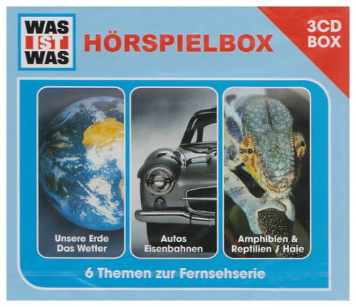 Was ist was - Hörspielbox I: Unsere Erde/Das Wetter; Autos/Eisenbahnen; Amphibien & Reptillien/Haie (Hörspielboxen) Novels & Short Stories