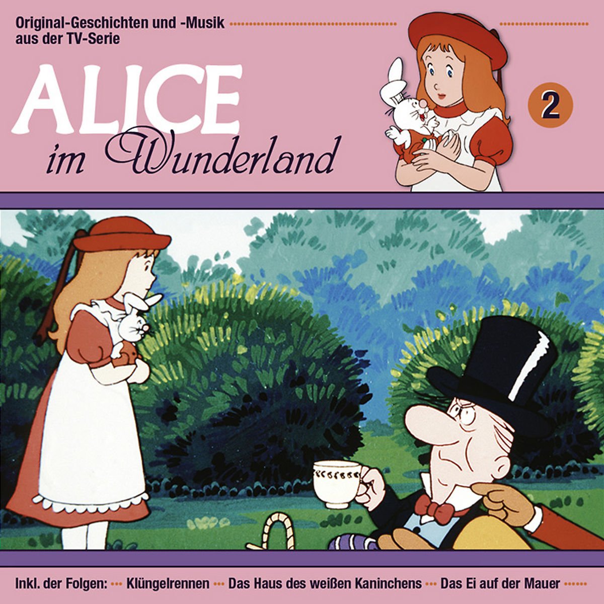 Alice im Wunderland - CD / Klüngelrennen /Das Haus des weißen Kaninchens /Das Ei auf der Mauer: Klüngelrennen; Das Haus des weißen Kaninchens; Das Ei ... und -musik aus der TV-Serie Novels & Short Stories