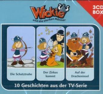 Wickie 3-CD Hörspielbox Vol. 4: Das böse Weib / Die Schatztruhe / Die Rache der Sägefische / Faxe hat eine Braut / Der Zirkus kommt / Halvar gewinnt ... kommt; Auf der Dracheninsel (Hörspielboxen) Novels & Short Stories