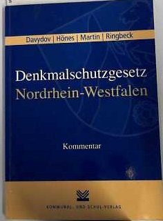 Denkmalschutzgesetz Nordrhein-Westfalen: Kommentar Law