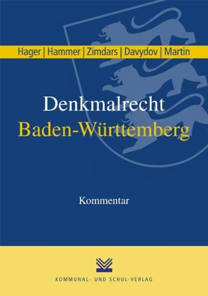 Denkmalrecht Baden-Württemberg: Kommentar Law