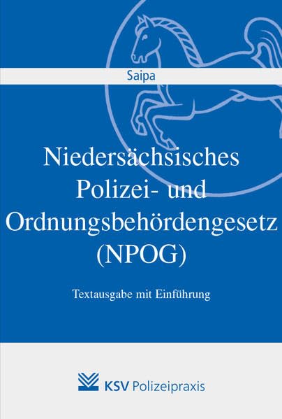 Niedersächsisches Polizei- und Ordnungsbehördengesetz (NPOG): Textausgabe mit Einführung Law