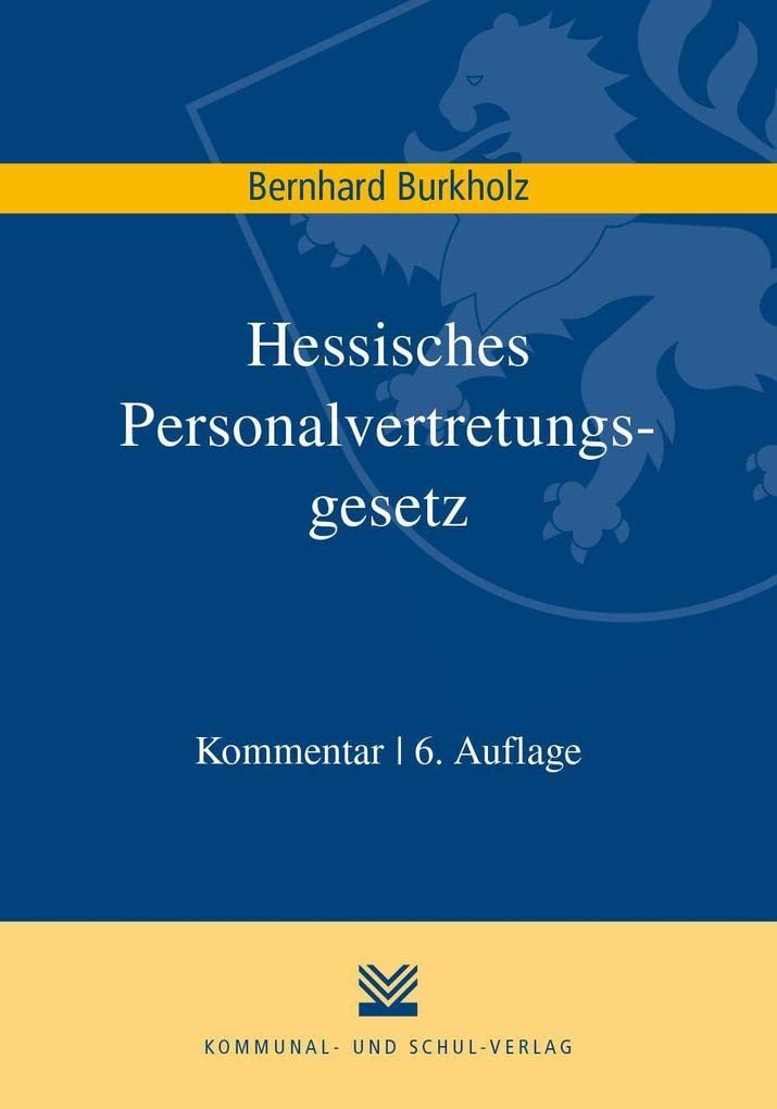 Hessisches Personalvertretungsgesetz: Kommentar Law