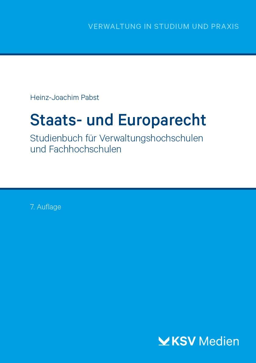 Staats- und Europarecht Law