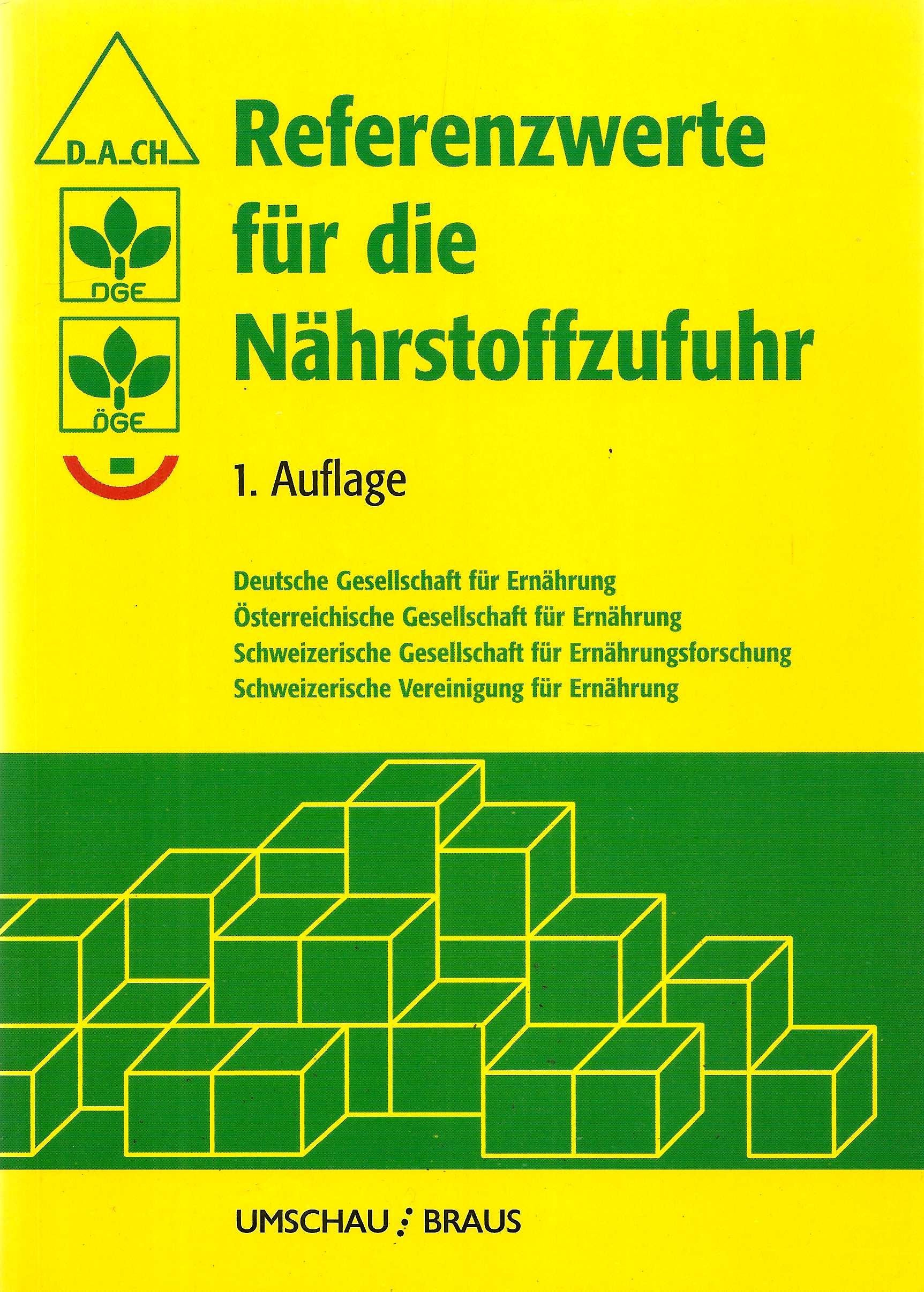 Referenzwerte für die Nährstoffzufuhr Health, Nutrition & Fitness