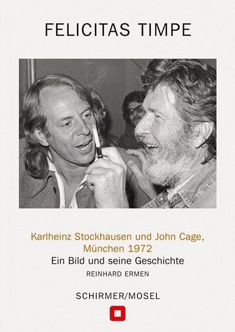 Karlheinz Stockhausen und John Cage, München 1972 Photography