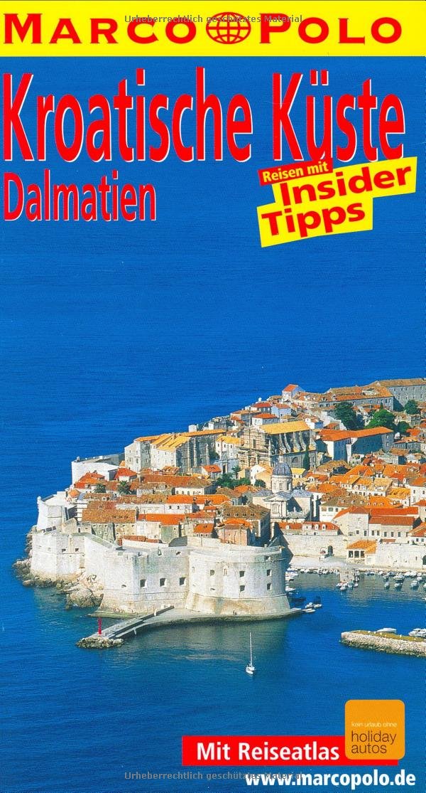 Marco Polo Reiseführer Kroatische Küste, Dalmatien Travel