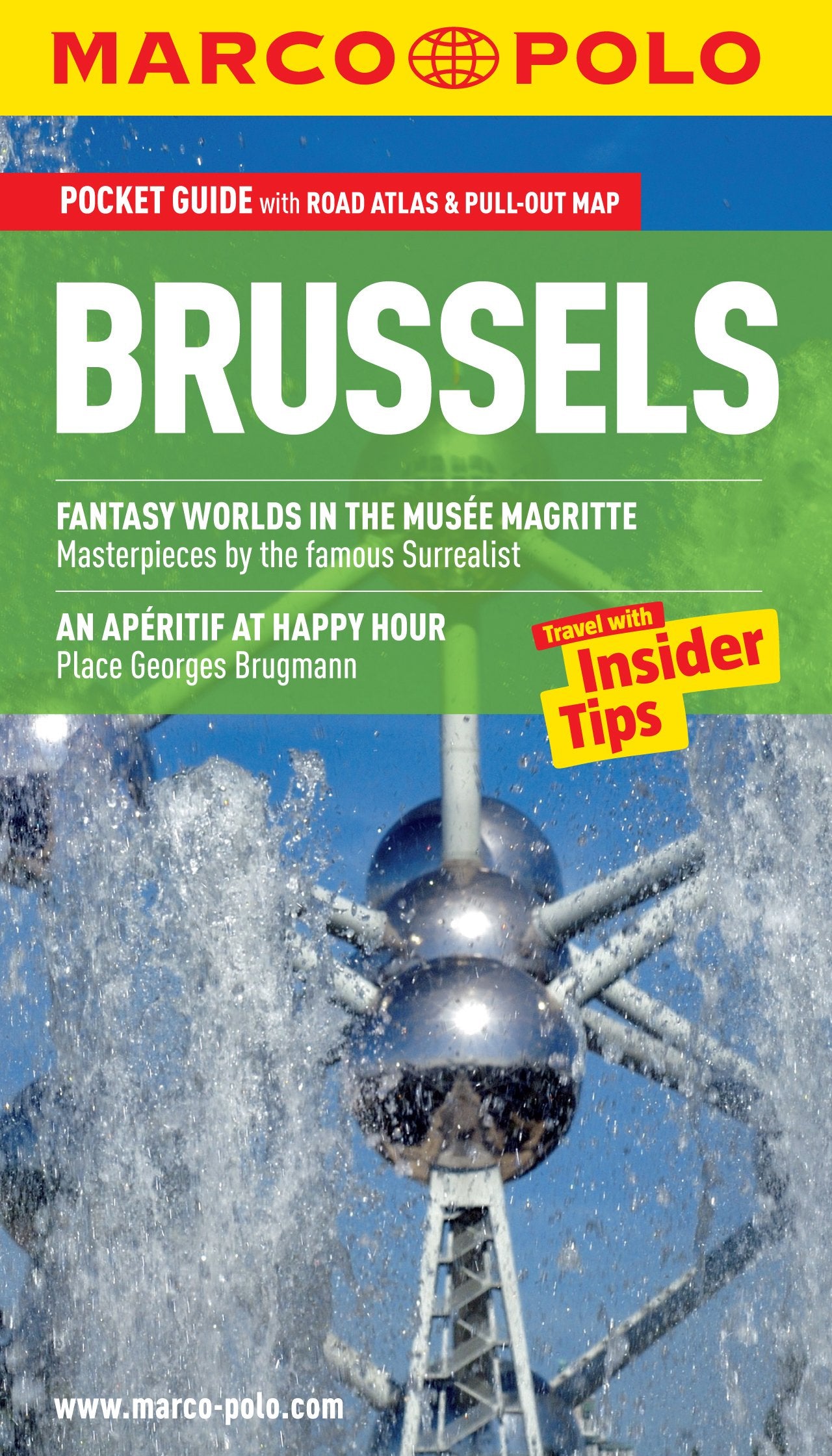 Marco Polo Brussels: The Travel Guide With Insider Tips , Road Atlas & Pull-out Map (Marco Polo Brussels (Travel Guide)) Leisure, Home & Garden