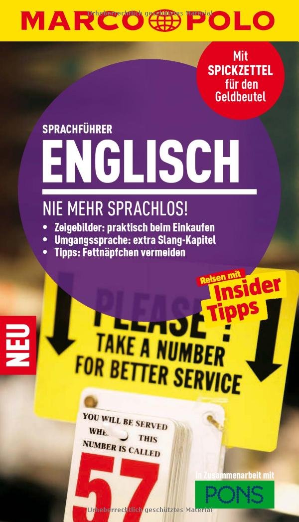 Product Image: MARCO POLO Sprachführer Englisch