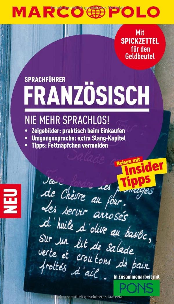 MARCO POLO Sprachführer Französisch Leisure, Home & Garden