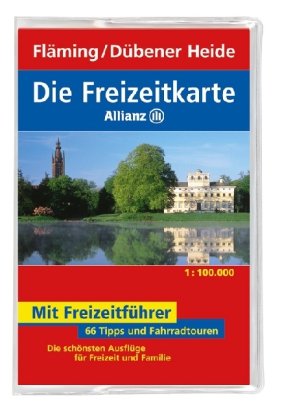 Die Allianz Freizeitkarte Fläming, Dübener Heide 1:100 000: Wanderparkplätze, Fahrradtouren, Die schönsten Biergärten & Ausflugslokale. Die schönsten Ausflüge für Freizeit und Familie Maps & Plans