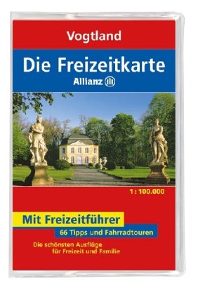 Die Allianz Freizeitkarte Vogtland 1:100 000: Wanderparkplätze, Fahrradtouren, Die schönsten Biergärten & Ausflugslokale. Die schönsten Ausflüge für Freizeit und Familie Maps & Plans