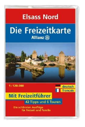 Die Allianz Freizeitkarte Elsass Nord, Südwestpfalz 1:120 000: Wanderparkplätze, Fahrradtouren, Die schönsten Biergärten & Ausflugslokale. Dtsch.-Französ. Leisure, Home & Garden