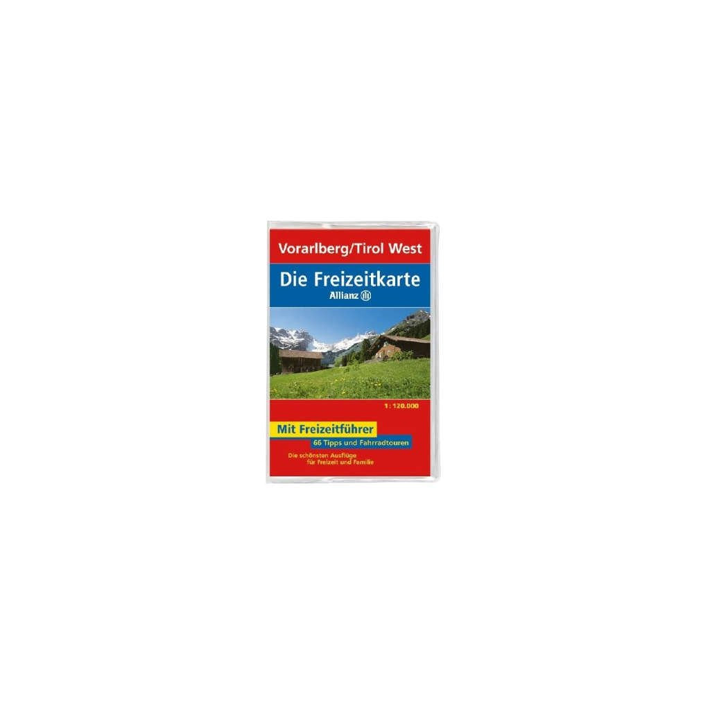 Die Allianz Freizeitkarte Vorarlberg - Tirol West 1:120 000 Leisure, Home & Garden