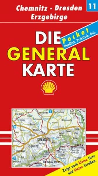 Die Generalkarte Deutschland Pocket. 1:200000: Die Generalkarten Deutschland Pocket, 20 Bl., Bl.11, Chemnitz, Dresden, Erzgebirge Leisure, Home & Garden