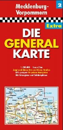 Die Generalkarten Deutschland Extra, 12 Bl., Bl.2, Mecklenburg-Vorpommern Leisure, Home & Garden