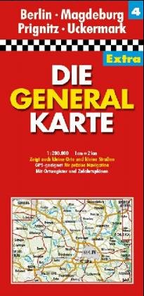 Die Generalkarten Deutschland Extra, 12 Bl., Bl.4, Berlin, Brandenburg, Sachsen-Anhalt Nord Leisure, Home & Garden