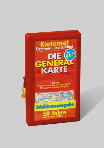 Die Generalkarte Pocket Österreich Blatt 1-3 und Südtirol in Kartentasche. 1:200000 Maps & Plans