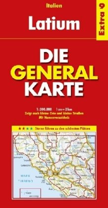 Die Generalkarte Italien Extra 9 Latium 1:200.000 Leisure, Home & Garden