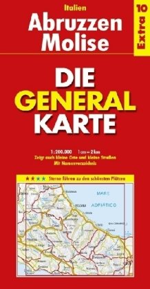 Die Generalkarte Italien Extra 10 Abruzzen - Molise 1:200.000 Leisure, Home & Garden