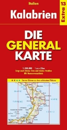 Die Generalkarte Italien Extra 13 Kalabrien 1:200.000 Leisure, Home & Garden
