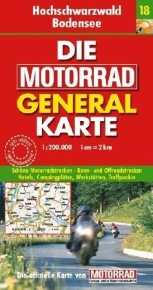 Hochschwarzwald Bodensee motorrad karte 18 book