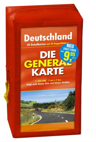 Generalkarte Deutschland Pocket-Set. GPS-tauglich. (Maßstab: 1:200000): 10 Doppelkarten Leisure, Home & Garden