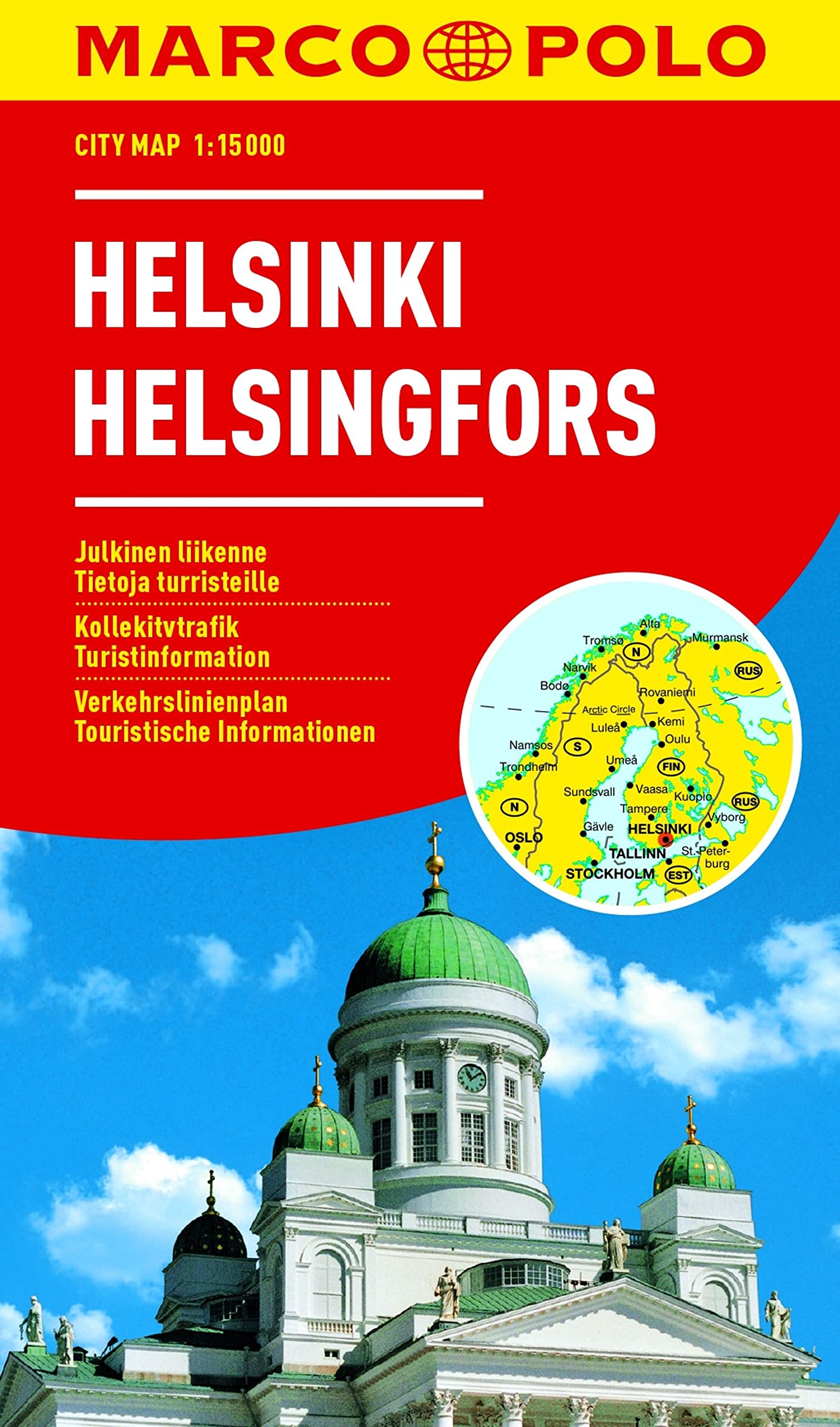 MARCO POLO Cityplan Helsinki 1 : 15 000 Leisure, Home & Garden