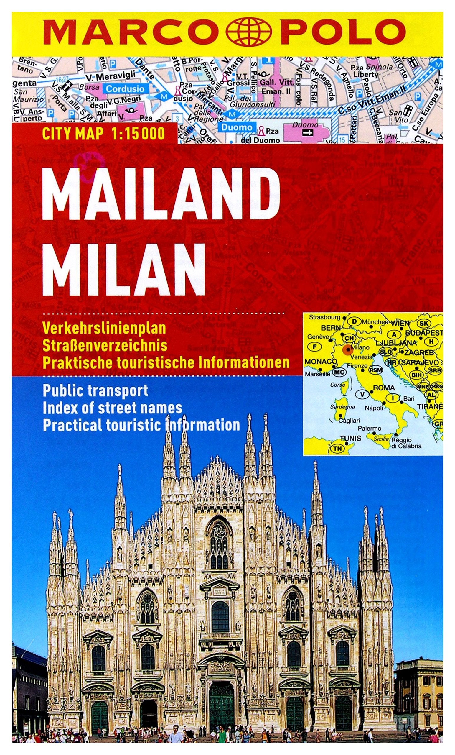 MARCO POLO Cityplan Mailand 1 : 15 000 Leisure, Home & Garden