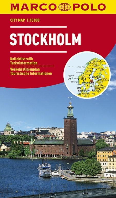 MARCO POLO Cityplan Stockholm 1 : 15.000 book