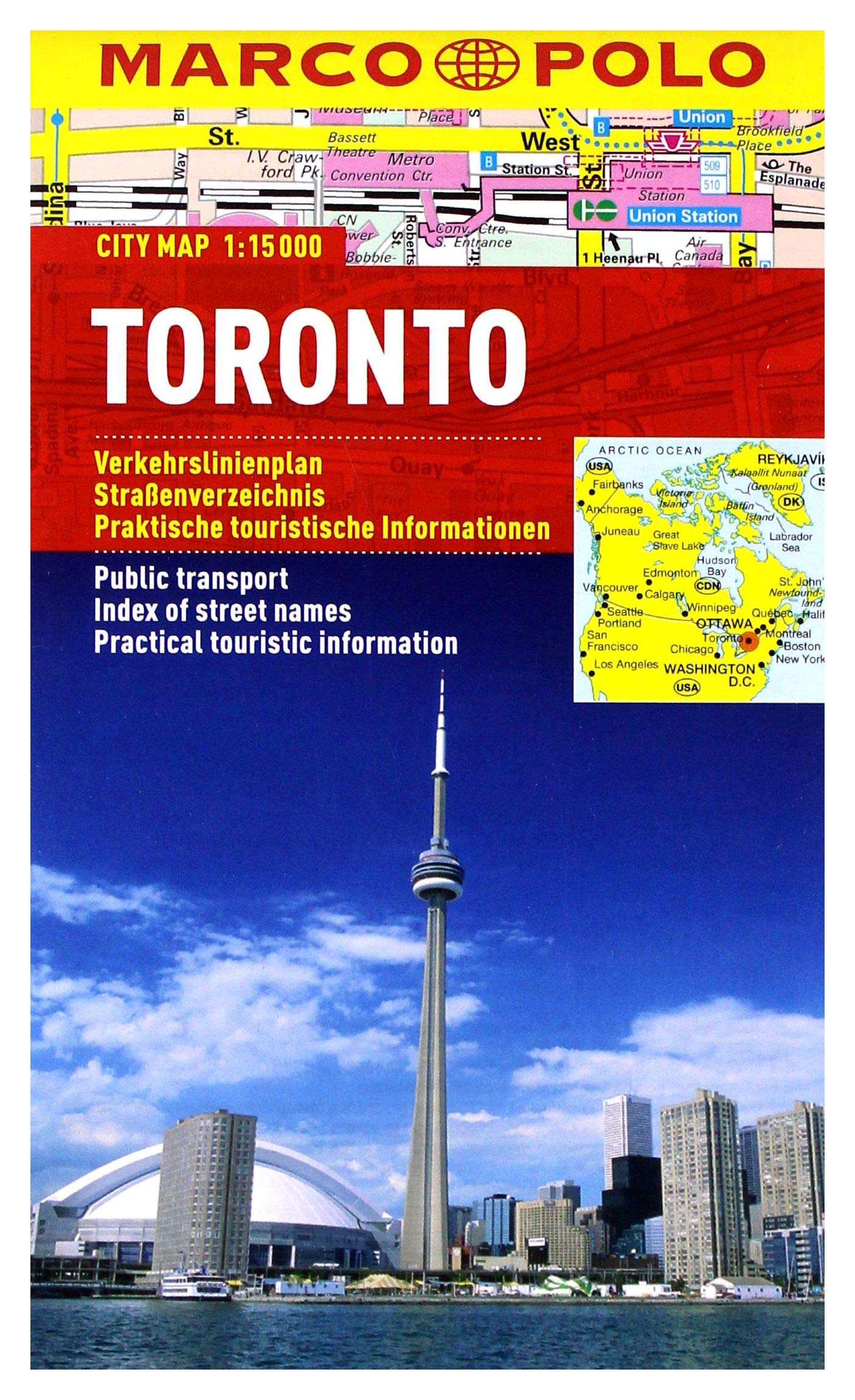 MARCO POLO Cityplan Toronto 1 : 15.000 Leisure, Home & Garden